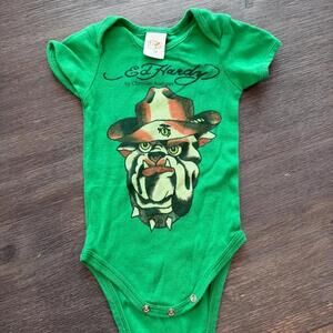 Ed Hardy by Christian Audigier Baby Onesie Y2K